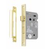 2.5" CE 3 Lever Bathroom Lock FD60 - Electro Brass