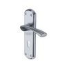 Sorrento Door Handle Lever Lock Atlanta Design Satin Chrome finish